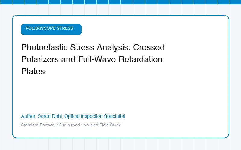 Photoelastic Stress Analysis: Crossed Polarizers and Full-Wave Retardation Plates